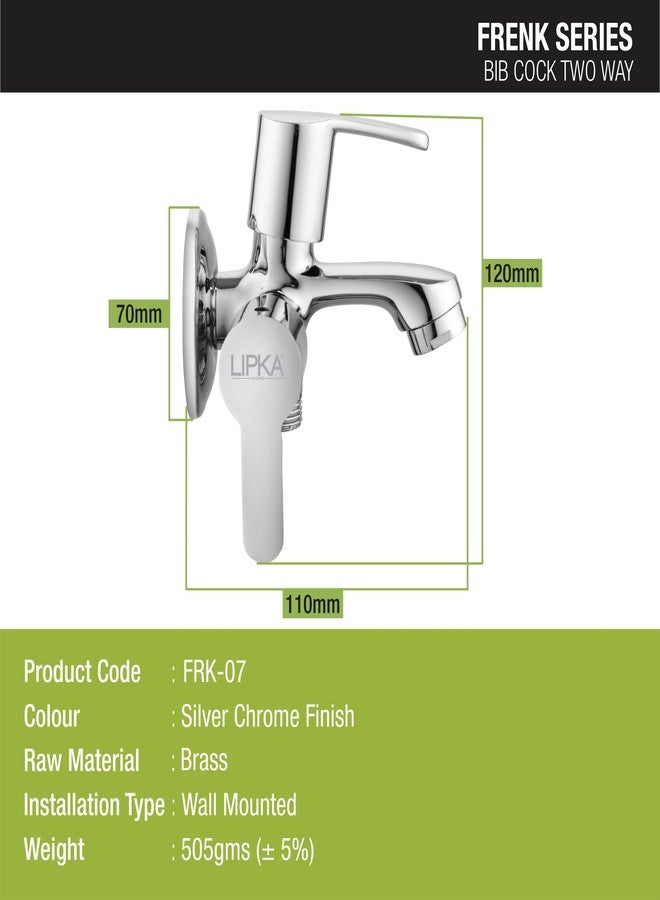 Lipka Bib Cock 2 Way Double Handle (FRENK) - Image 2